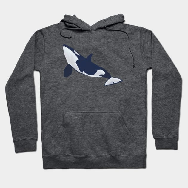 Killer Whale Hoodie by thecompassrose